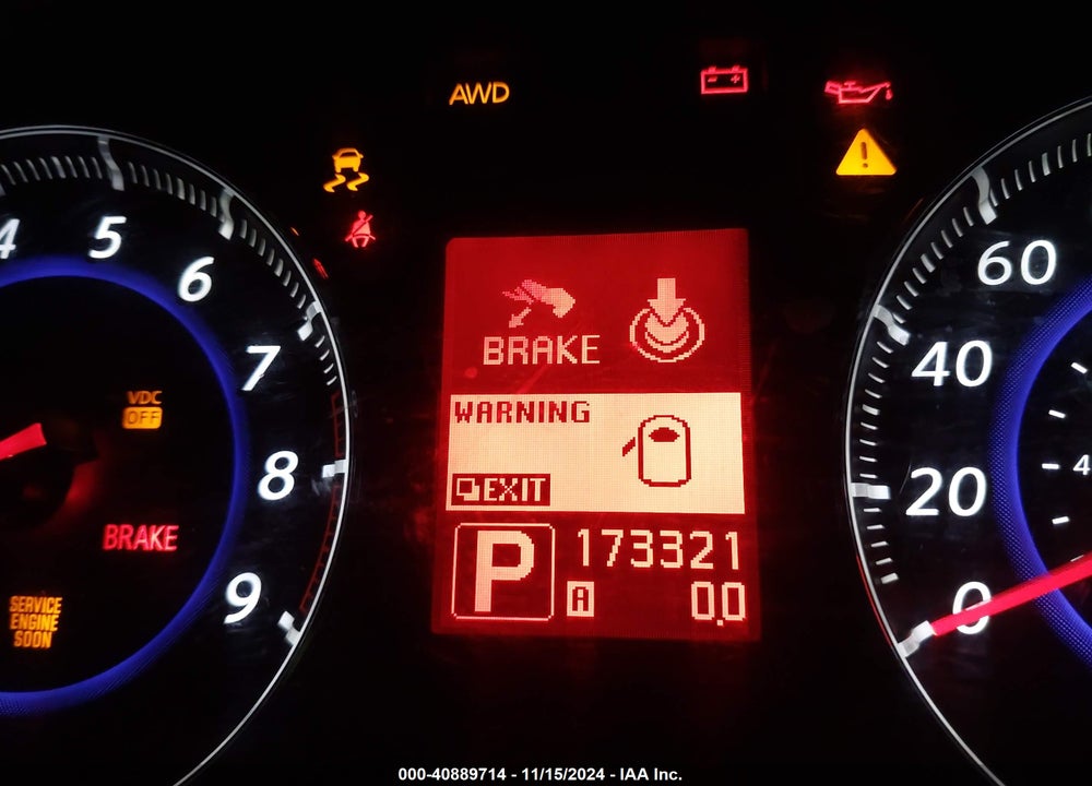 2011 INFINITI FX35 VIN: JN8AS1MW2BM731192