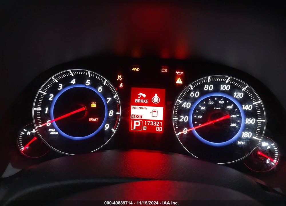 2011 INFINITI FX35 VIN: JN8AS1MW2BM731192