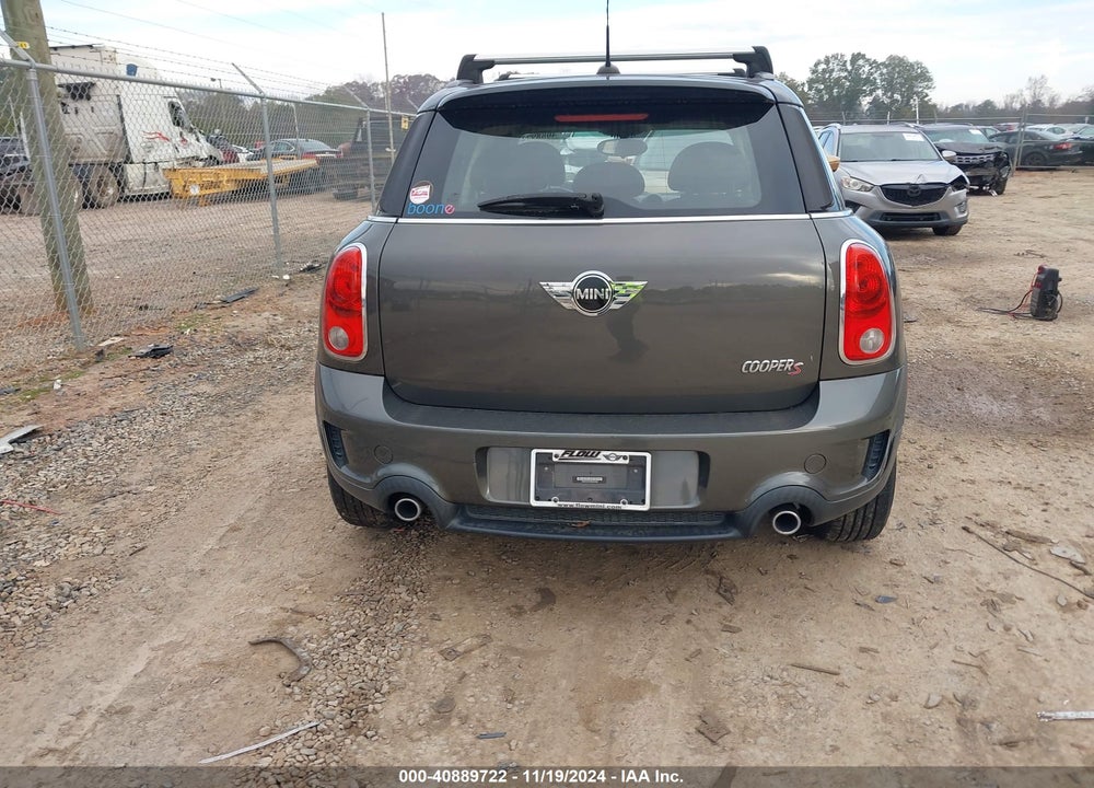 2013 MINI COUNTRYMAN COOPER S VIN: WMWZC5C57DWM15500