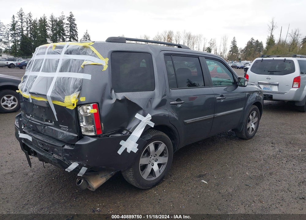2015 HONDA PILOT TOURING VIN: 5FNYF4H99FB021998