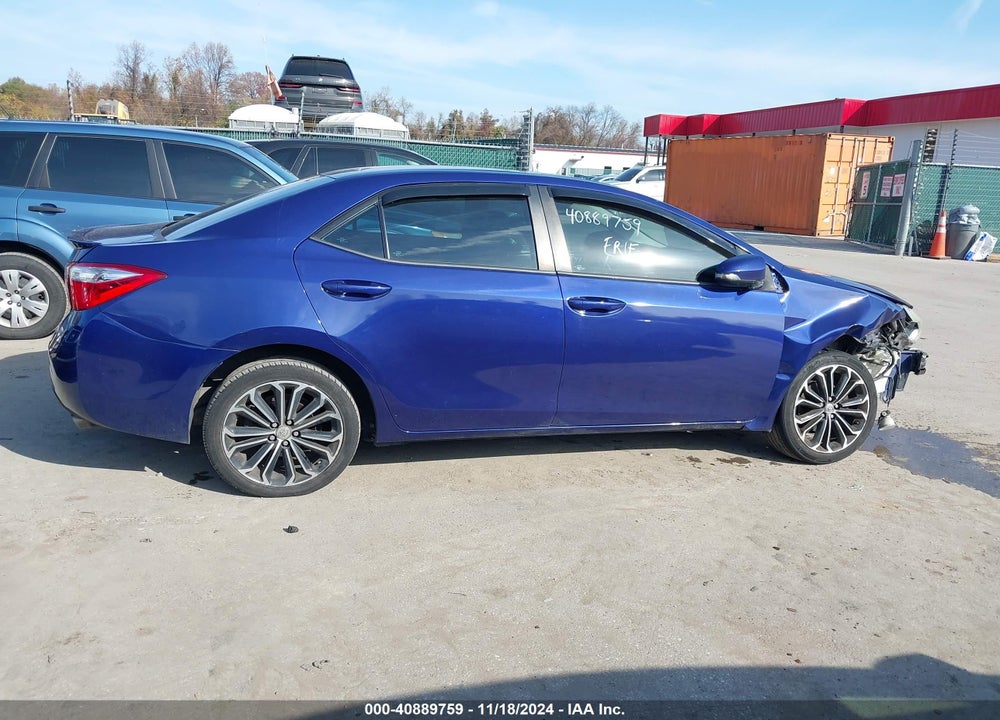 2014 TOYOTA COROLLA S PLUS VIN: 2T1BURHE1EC124065