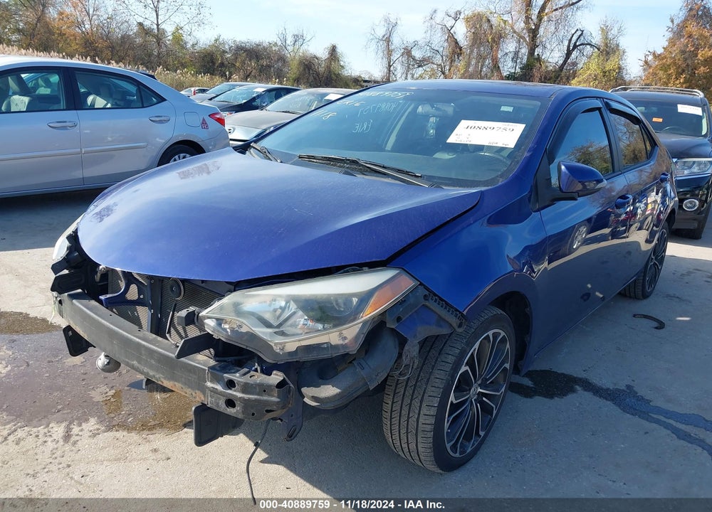 2014 TOYOTA COROLLA S PLUS VIN: 2T1BURHE1EC124065