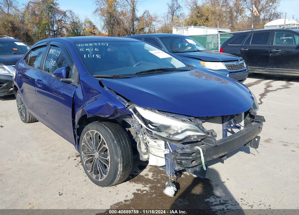 2014 TOYOTA COROLLA S PLUS VIN: 2T1BURHE1EC124065