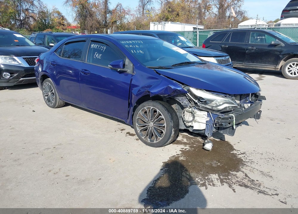 2014 TOYOTA COROLLA S PLUS VIN: 2T1BURHE1EC124065