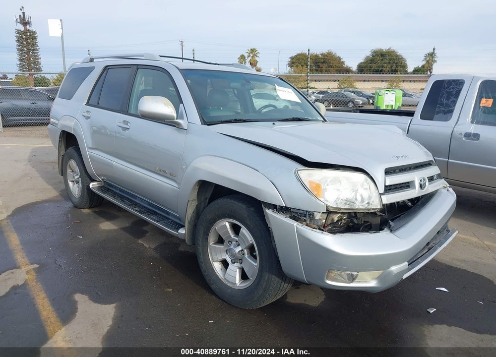 2003 TOYOTA 4RUNNER LIMITED V8 VIN: JTEBT17R630025317