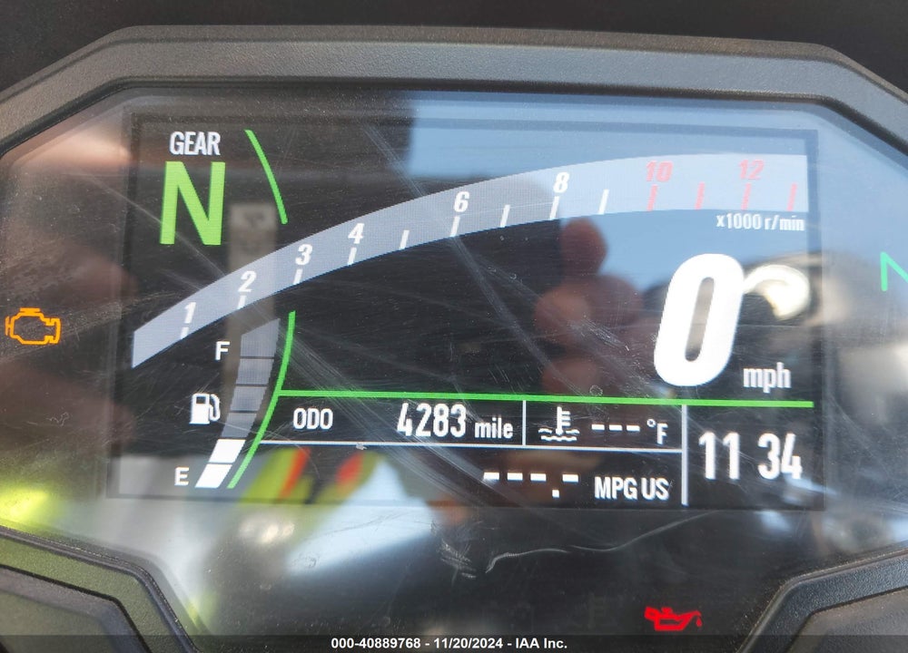 2020 KAWASAKI EX650 N VIN: ML5EXEN11LDA12538