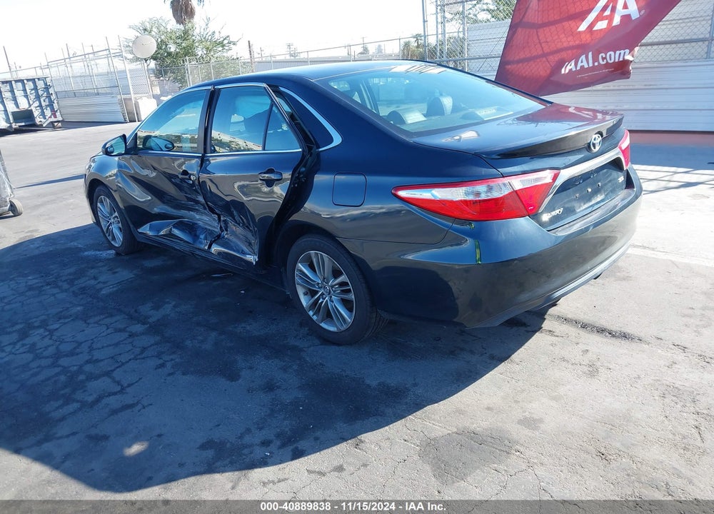 2016 TOYOTA CAMRY SE VIN: 4T1BF1FK8GU212522