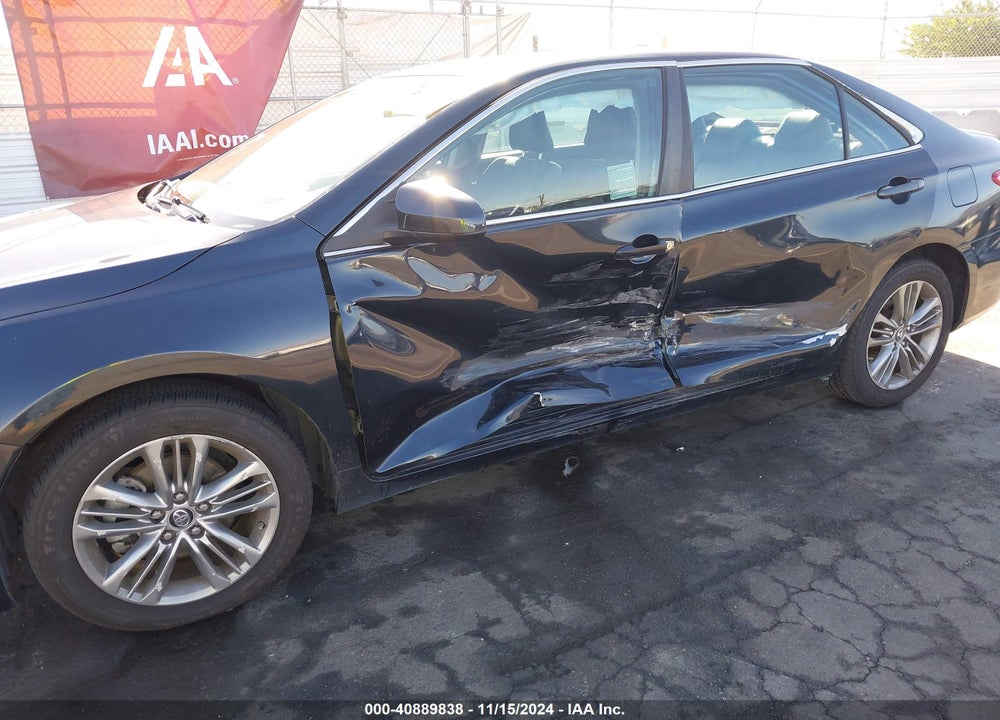 2016 TOYOTA CAMRY SE VIN: 4T1BF1FK8GU212522