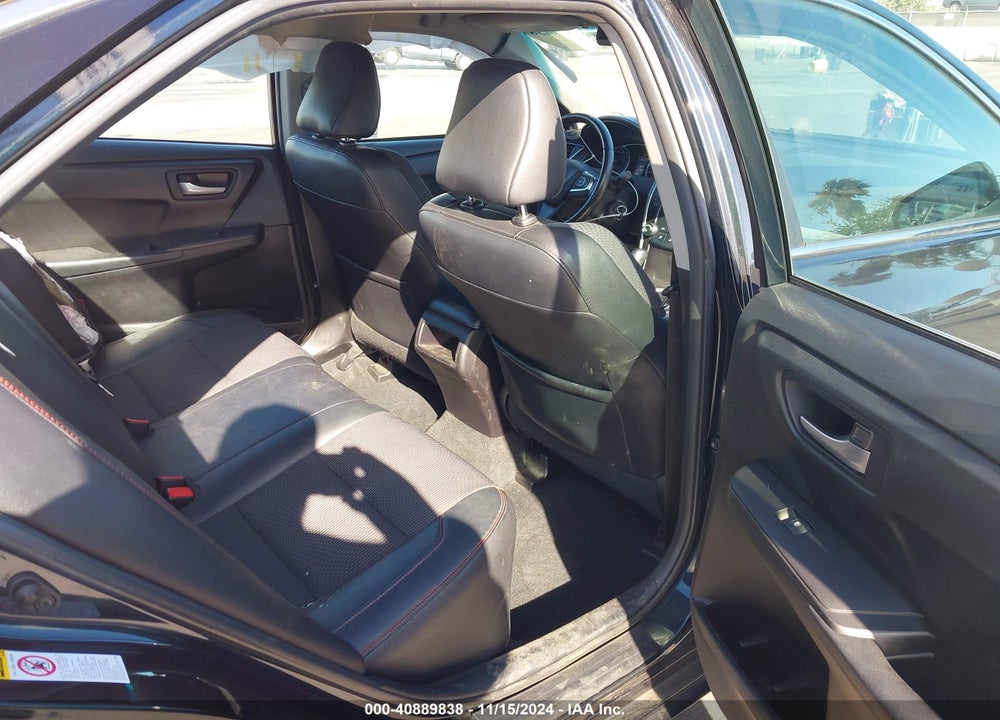 2016 TOYOTA CAMRY SE VIN: 4T1BF1FK8GU212522