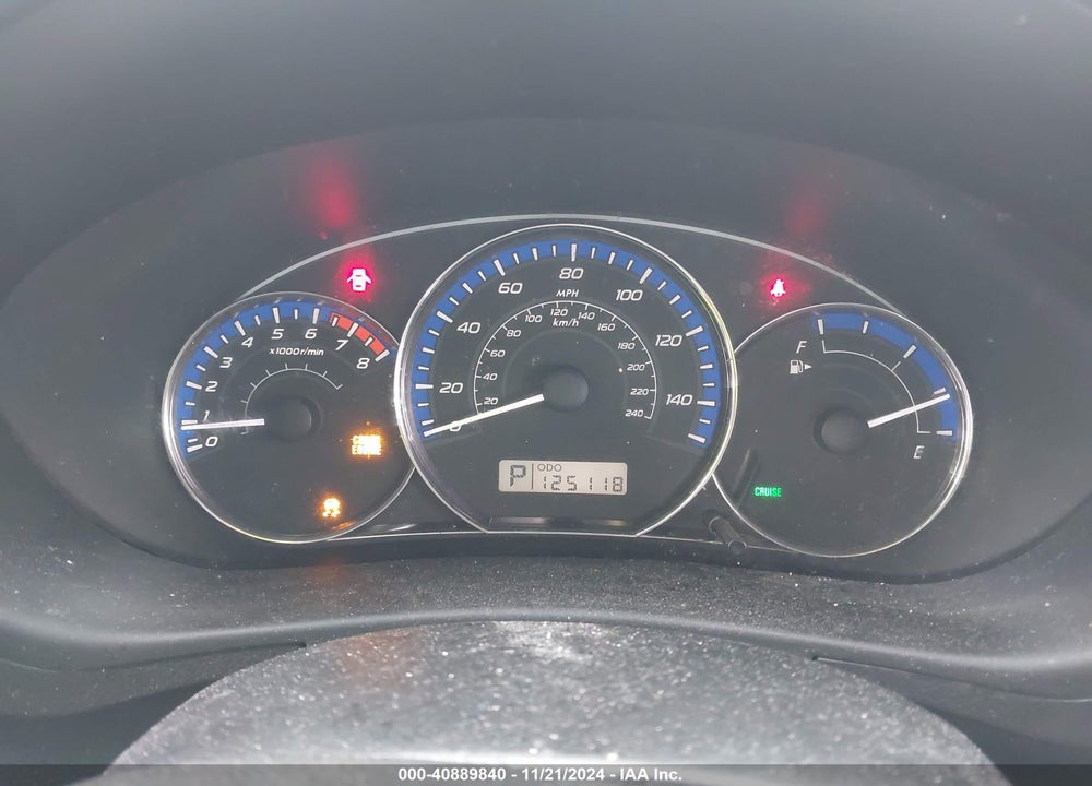 2012 SUBARU FORESTER 2.5X VIN: JF2SHABC7CH455174