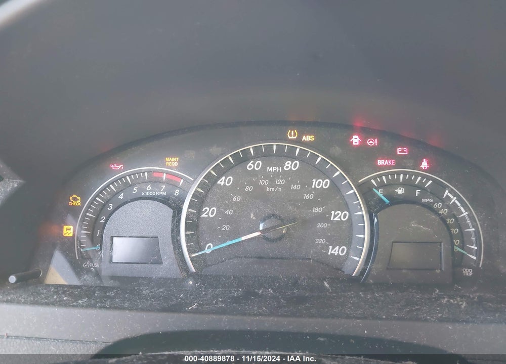 2012 TOYOTA CAMRY LE VIN: 4T1BF1FK5CU136302