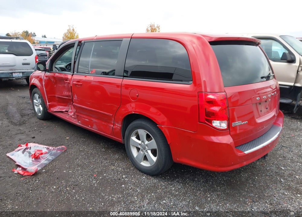 2013 DODGE GRAND CARAVAN SE VIN: 2C4RDGBG2DR601243