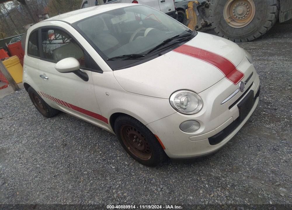 2013 FIAT 500 POP VIN: 3C3CFFAR1DT530986