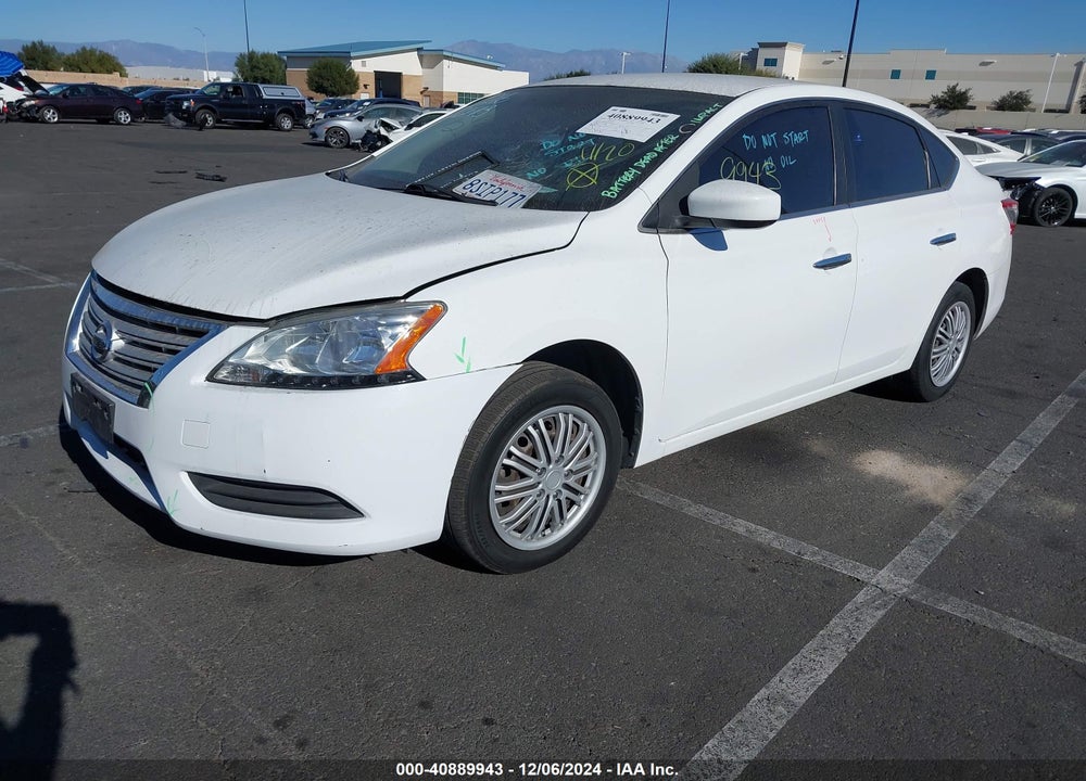 2015 NISSAN SENTRA SV VIN: 3N1AB7AP7FY285798