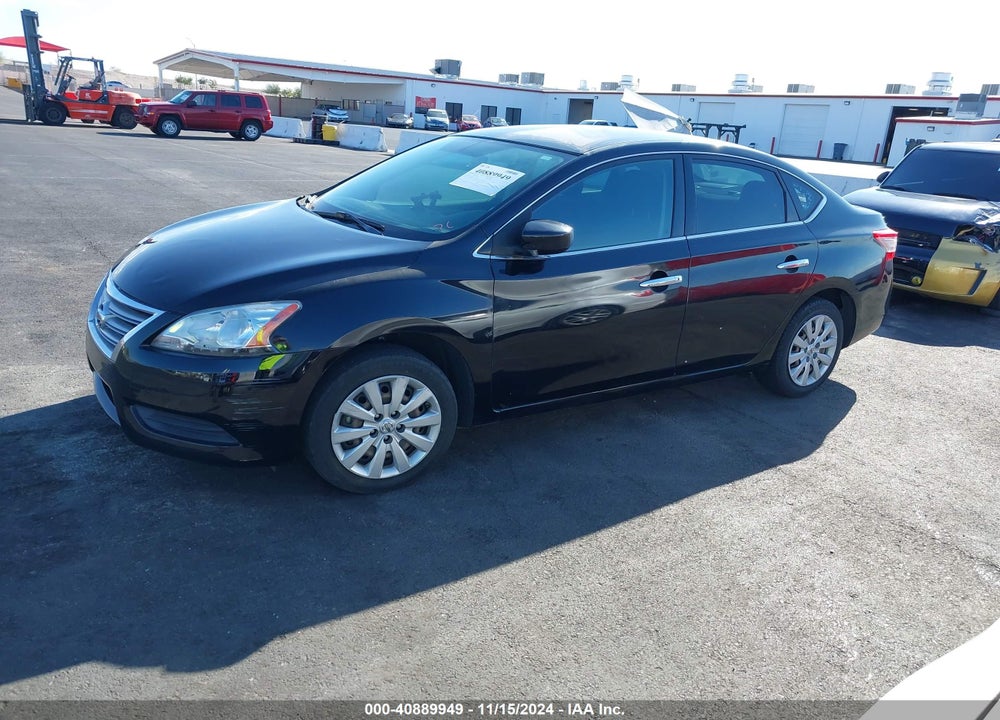 2014 NISSAN SENTRA SV VIN: 3N1AB7AP0EL673113