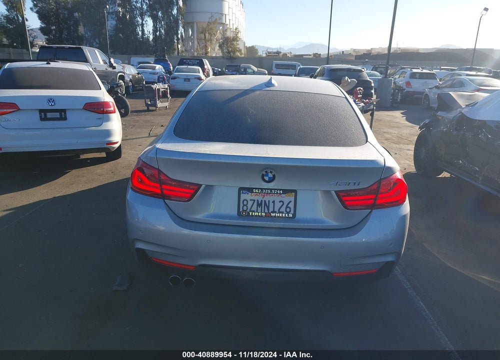 2018 BMW 430I GRAN COUPE VIN: WBA4J1C52JBG78492