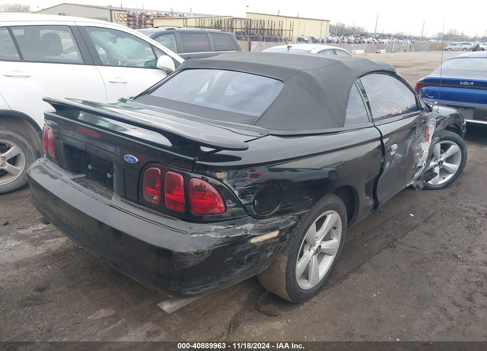 1996 FORD MUSTANG GT VIN: 1FALP45XXTF219688