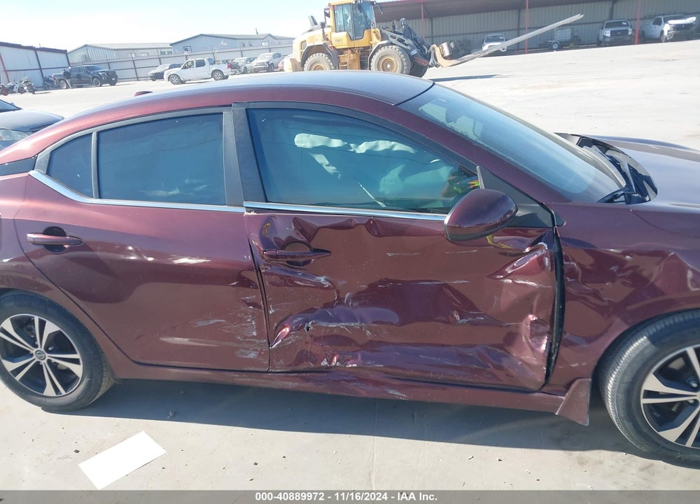 2022 NISSAN SENTRA VIN: 3N1AB8CV9NY205482