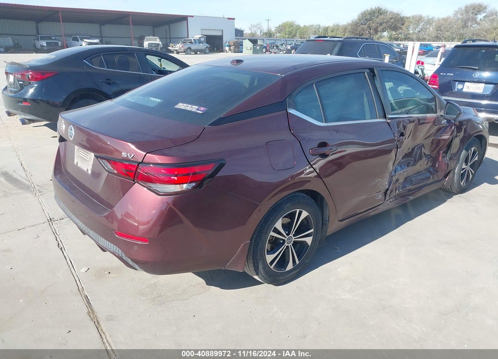 2022 NISSAN SENTRA VIN: 3N1AB8CV9NY205482