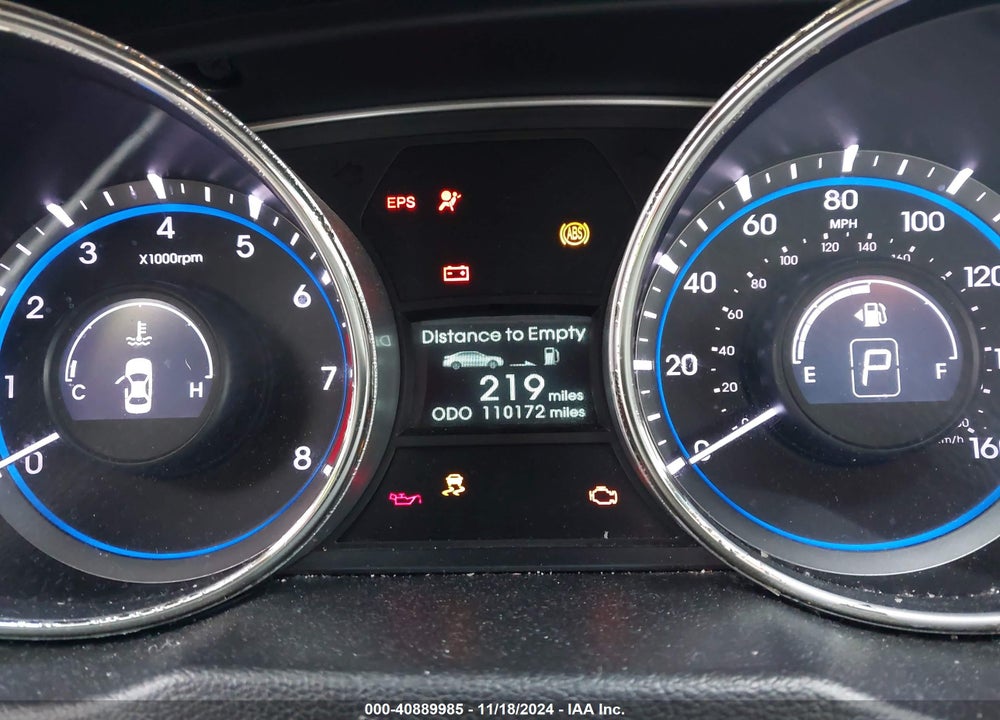 2011 HYUNDAI SONATA GLS VIN: 5NPEB4AC7BH280604