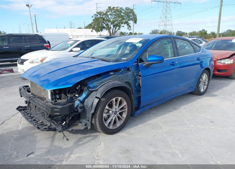 2020 FORD FUSION SE VIN: 3FA6P0HDXLR235139