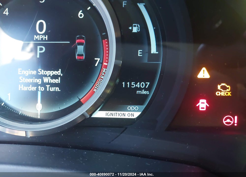 2015 LEXUS IS 250 VIN: JTHBF1D29F5044405