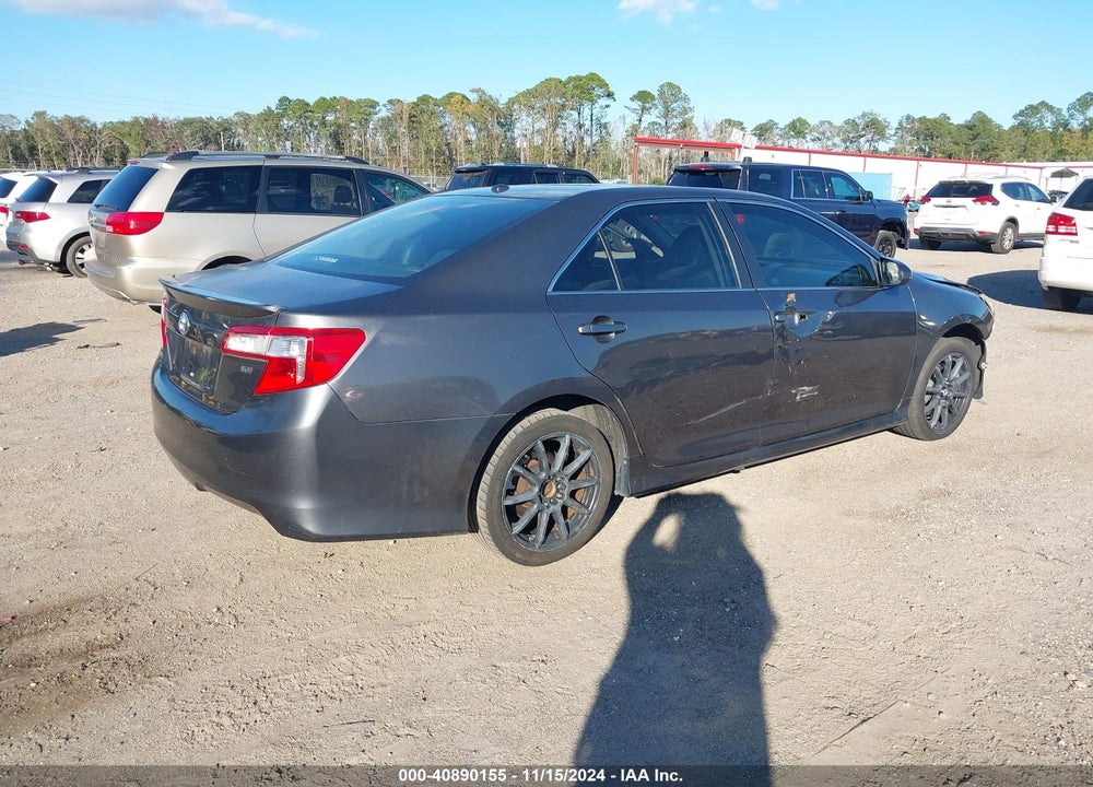 2012 TOYOTA CAMRY SE VIN: 4T1BF1FK8CU147875