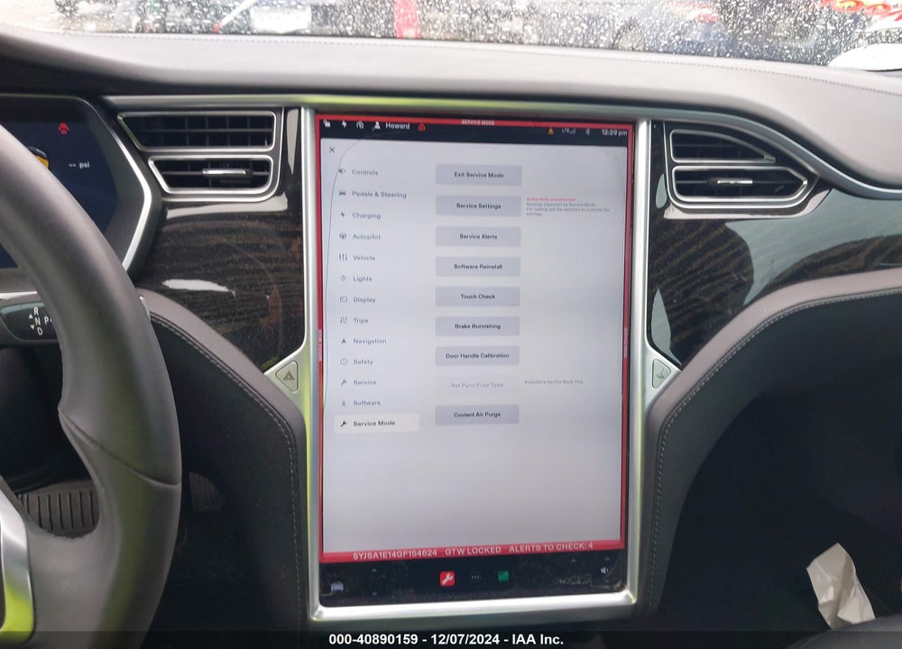 2016 TESLA MODEL S 60/70/75/85 VIN: 5YJSA1E14GF154624