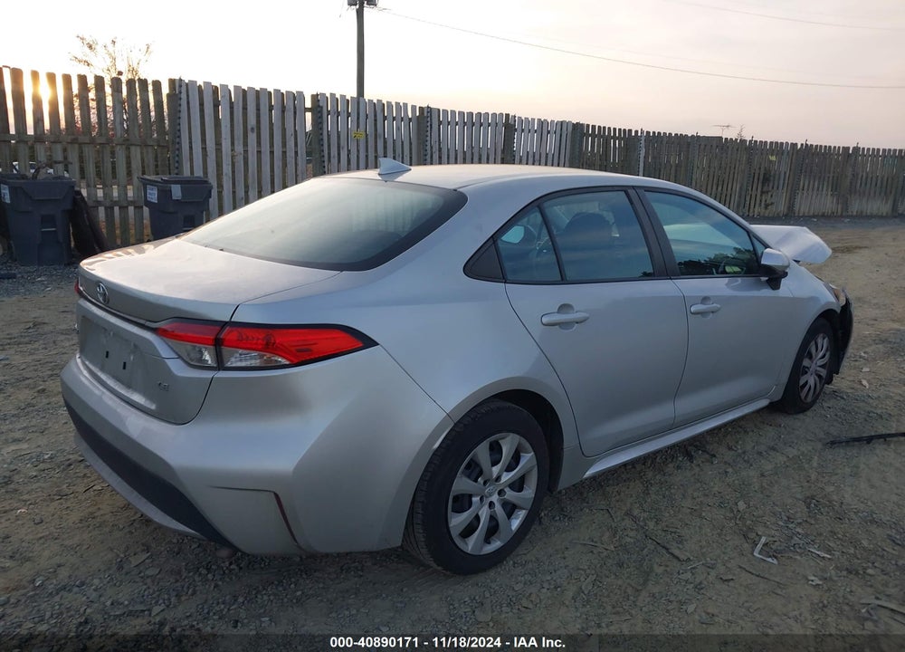2020 TOYOTA COROLLA LE VIN: 5YFEPRAE8LP100096