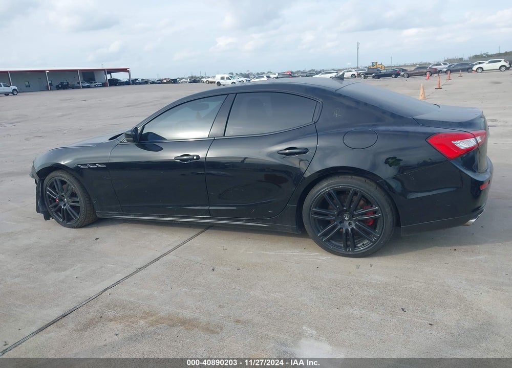 2017 MASERATI GHIBLI VIN: ZAM57XSS7H1249664