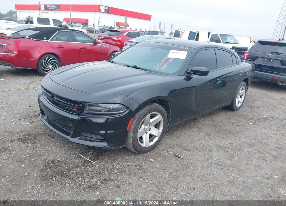 2017 DODGE CHARGER POLICE RWD VIN: 2C3CDXAG8HH638627