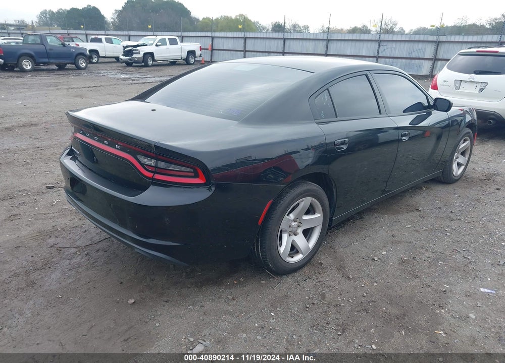 2017 DODGE CHARGER POLICE RWD VIN: 2C3CDXAG8HH638627
