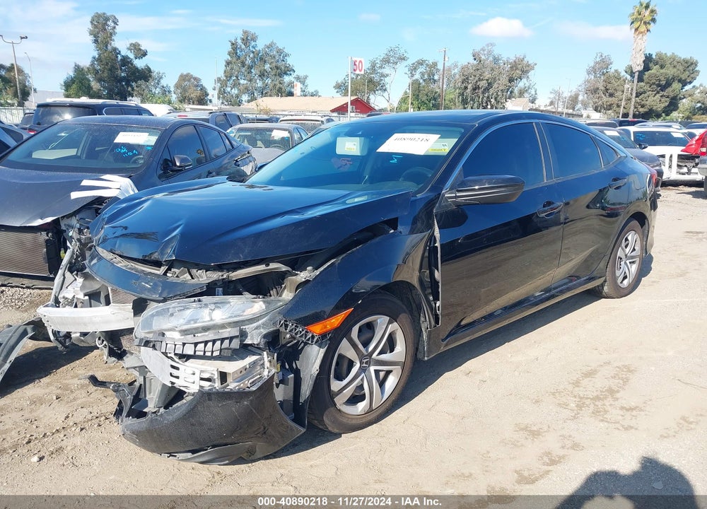 2017 HONDA CIVIC LX VIN: 19XFC2F67HE231036