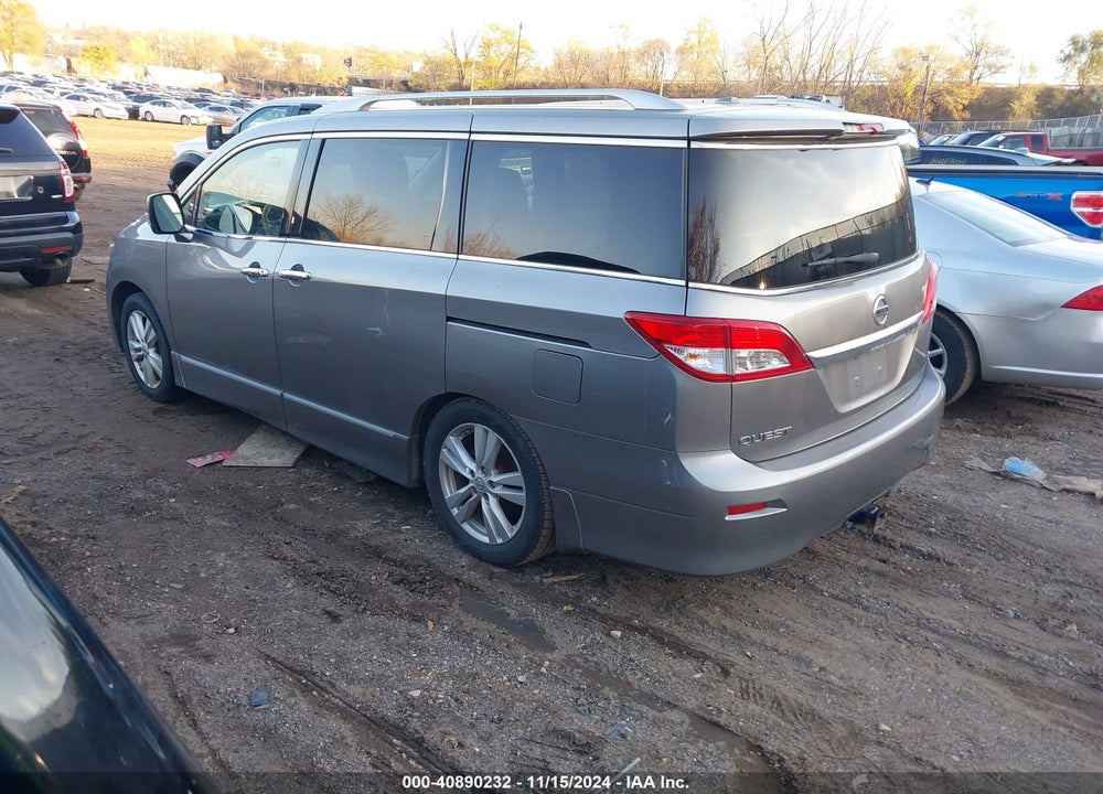 2012 NISSAN QUEST LE VIN: JN8AE2KP5C9049713