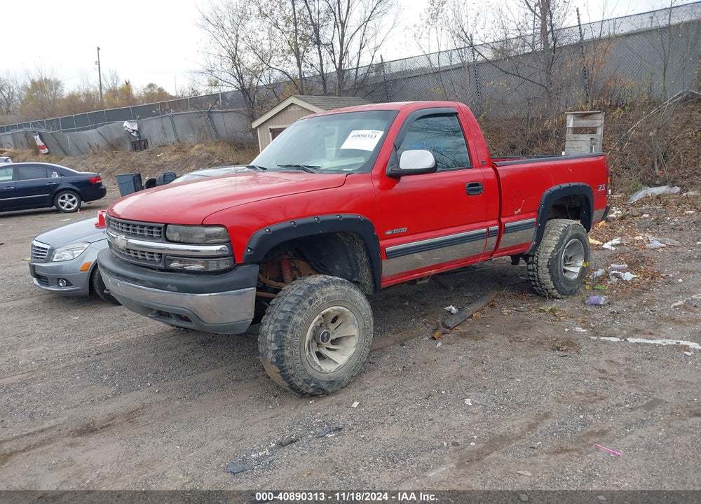 2002 CHEVROLET SILVERADO 1500 LS VIN: 1GCEK14T52Z199622