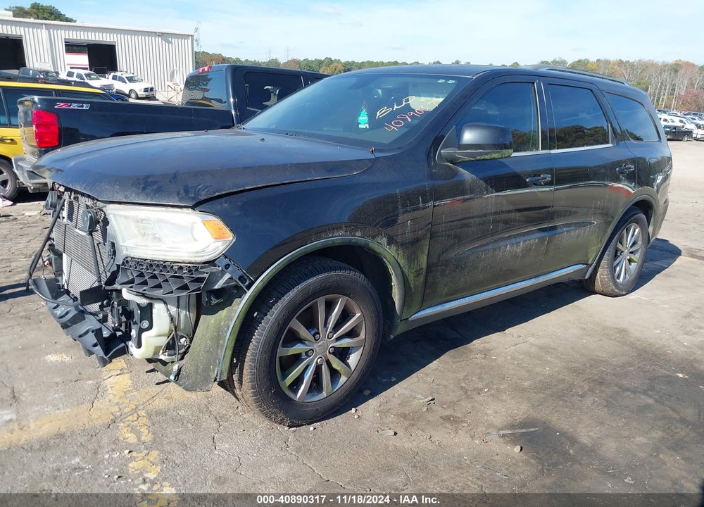 2016 DODGE DURANGO SXT VIN: 1C4RDHAG5GC353297