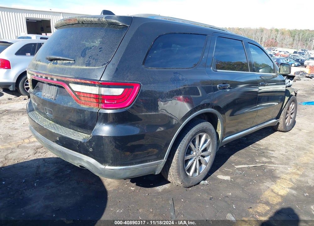 2016 DODGE DURANGO SXT VIN: 1C4RDHAG5GC353297