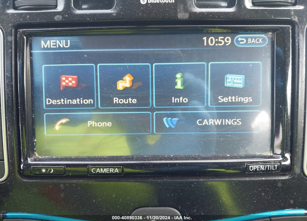 2014 NISSAN LEAF SV VIN: 1N4AZ0CP7EC339322