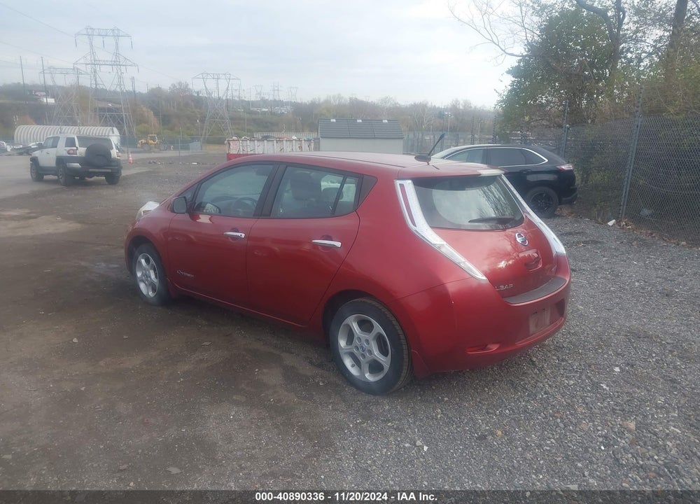 2014 NISSAN LEAF SV VIN: 1N4AZ0CP7EC339322