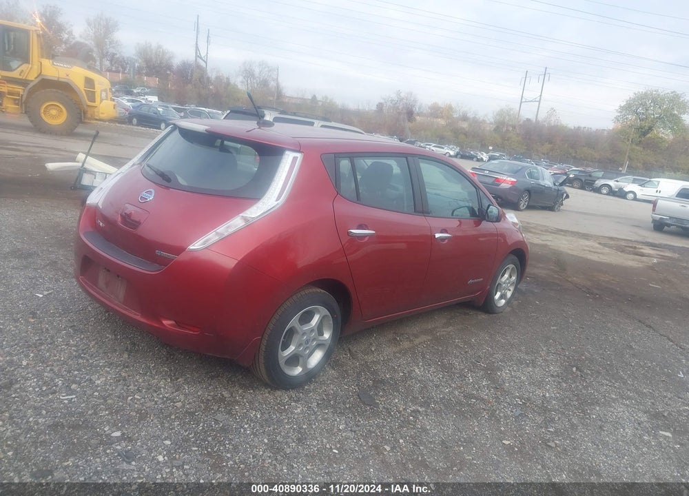 2014 NISSAN LEAF SV VIN: 1N4AZ0CP7EC339322