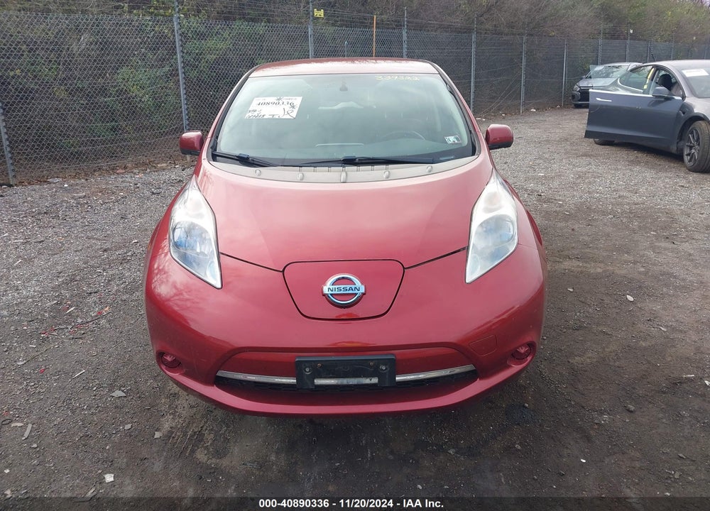 2014 NISSAN LEAF SV VIN: 1N4AZ0CP7EC339322
