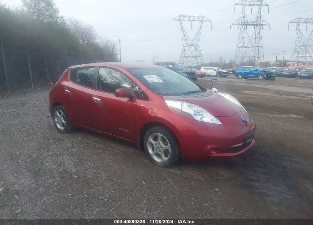 2014 NISSAN LEAF SV VIN: 1N4AZ0CP7EC339322