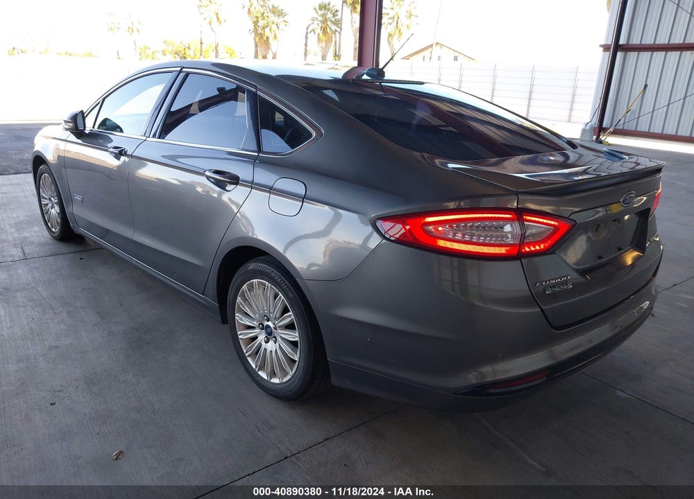 2014 FORD FUSION ENERGI TITANIUM VIN: 3FA6P0SU9ER379762
