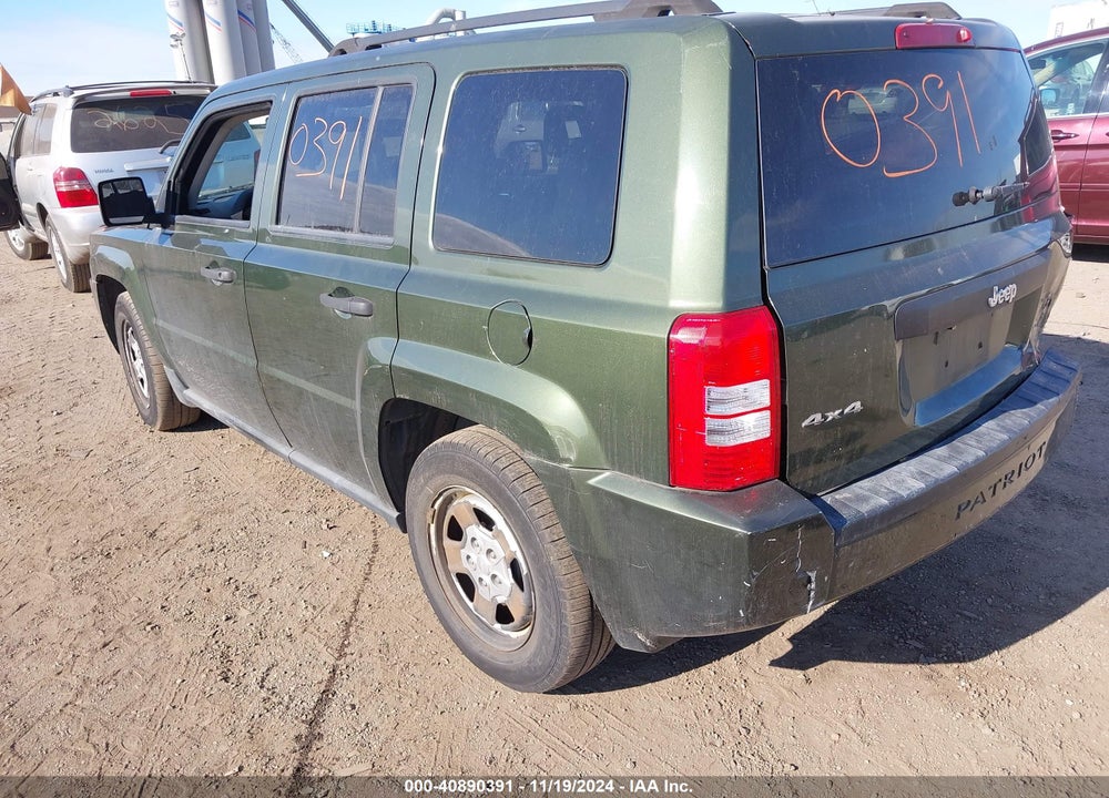 2009 JEEP PATRIOT SPORT VIN: 1J4FF28B19D182947