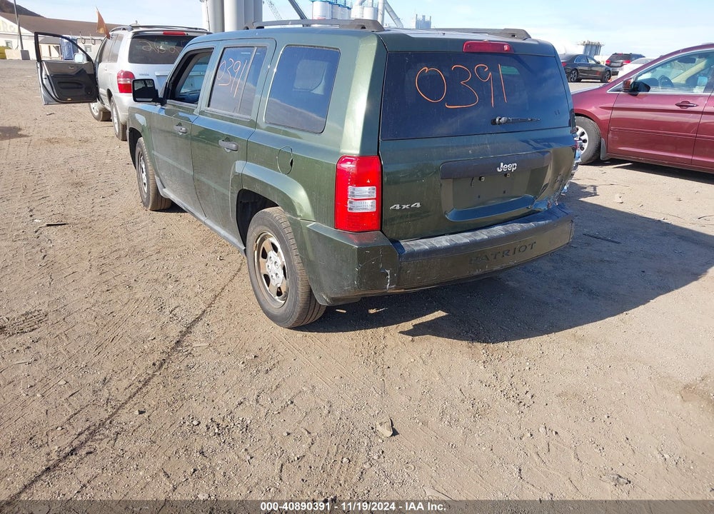 2009 JEEP PATRIOT SPORT VIN: 1J4FF28B19D182947