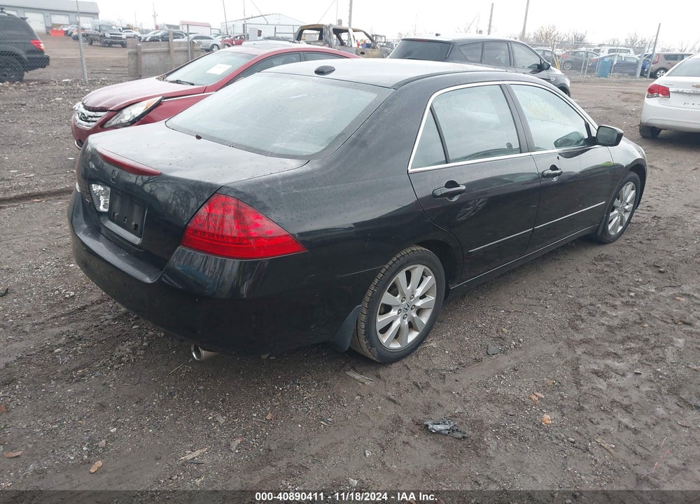 2007 HONDA ACCORD 3.0 EX VIN: 1HGCM665X7A023136