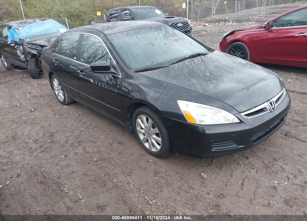2007 HONDA ACCORD 3.0 EX VIN: 1HGCM665X7A023136