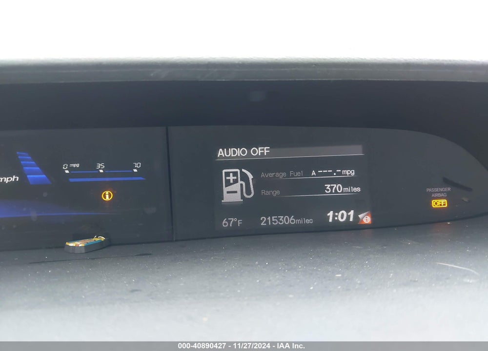 2013 HONDA CIVIC EX VIN: 19XFB2F88DE037033