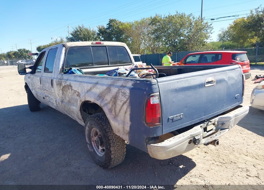 2000 FORD F-250 LARIAT/XL/XLT VIN: 3FTNW21F3YMA74217