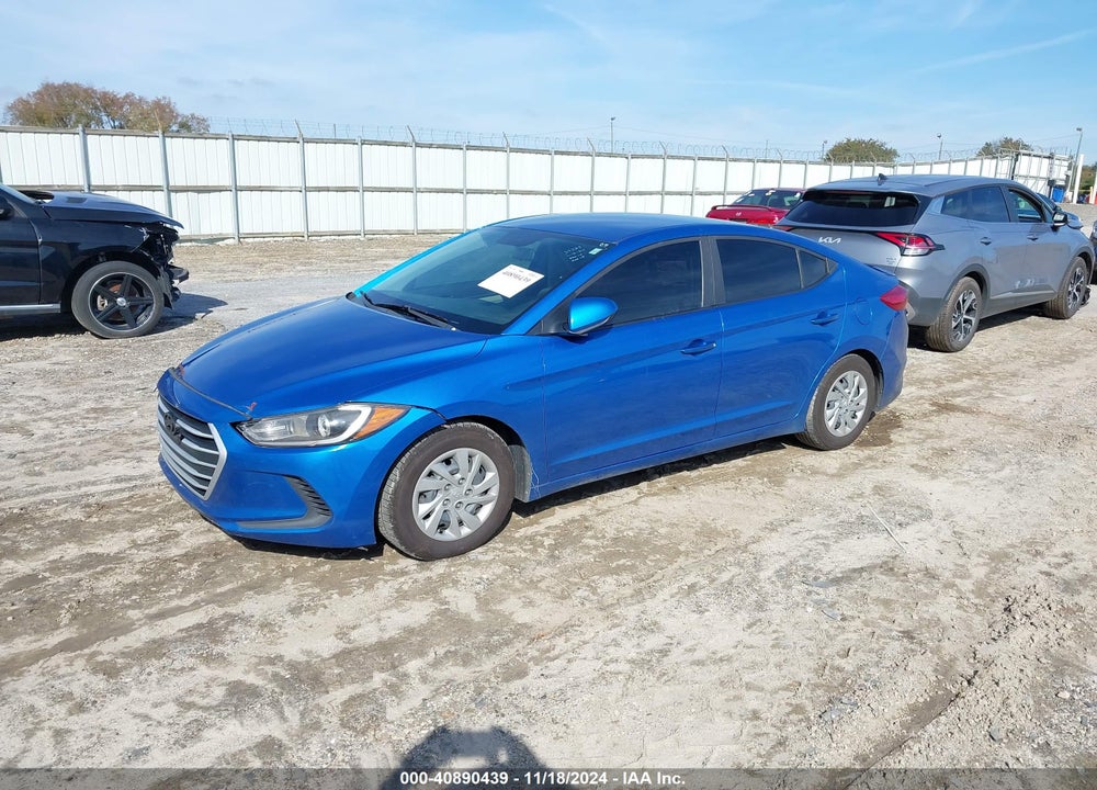 2018 HYUNDAI ELANTRA VIN: KMHD74LF2JU473084